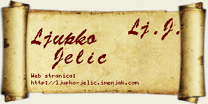 Ljupko Jelić vizit kartica